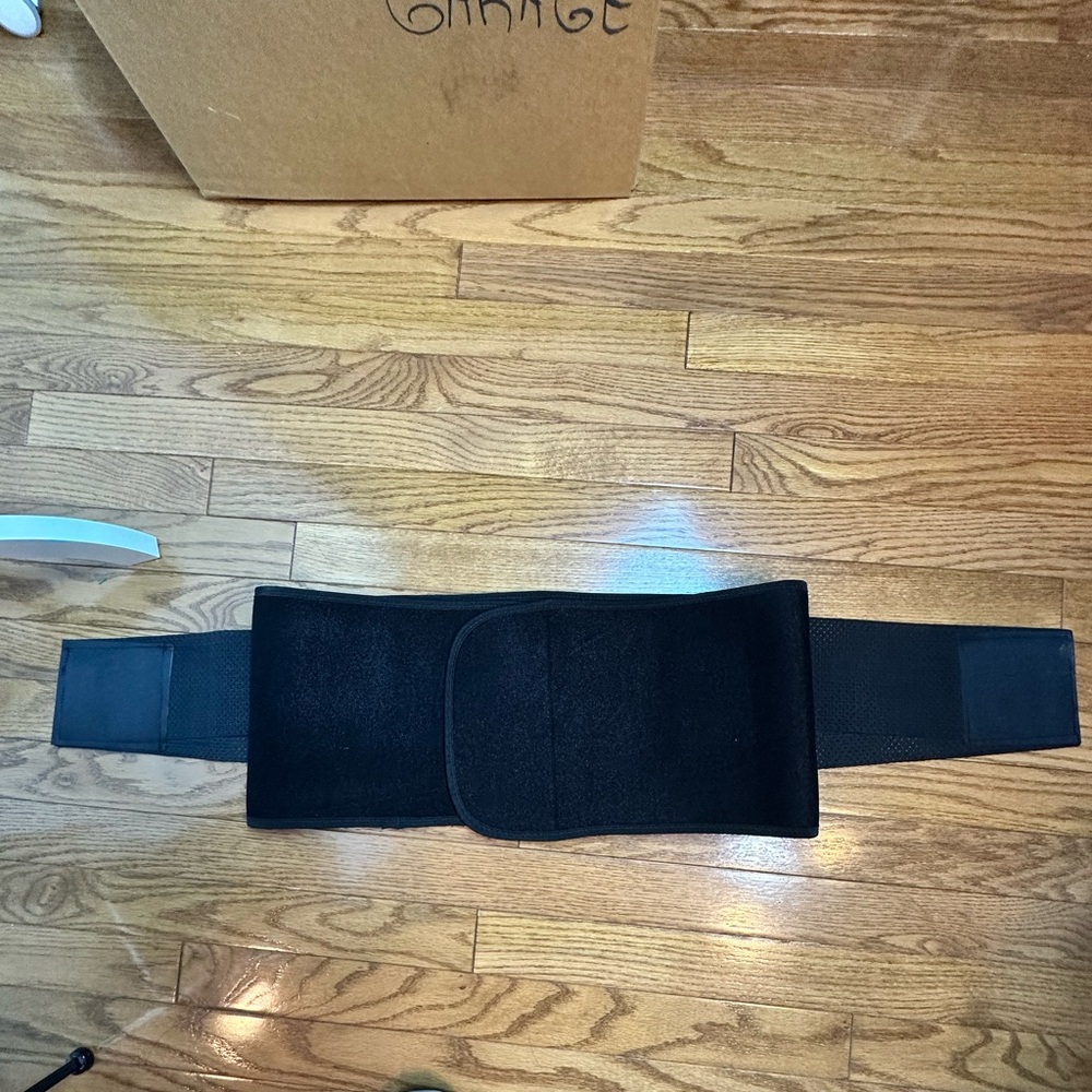 Waist Trimmer Neoprene Sauna Sweat Waist Trainer Adjustable Sports Girdle Belt - Picture 6 of 8